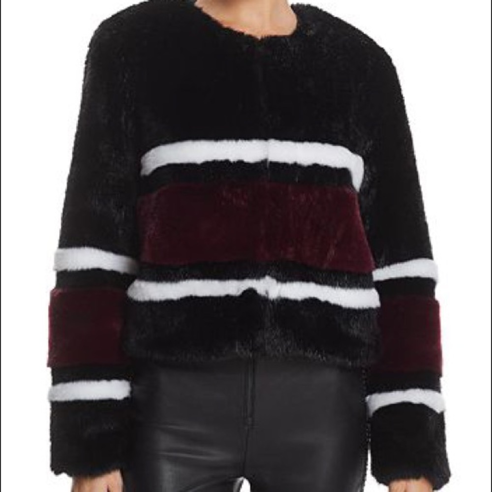 Sunset Spring Faux Fur Jacket